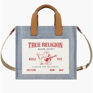 True Religion Denim Tote Bag